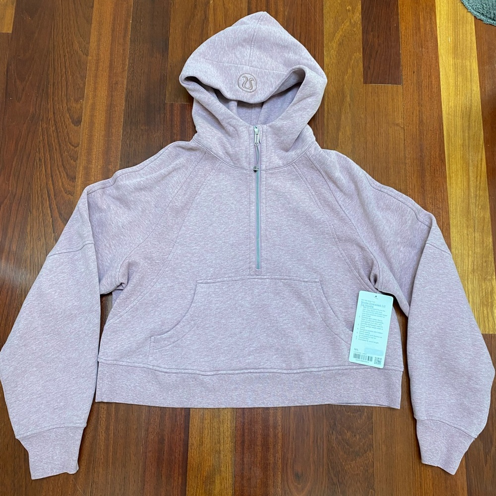 Lululemon oversized scuba hoodie M/L Heathered Pink